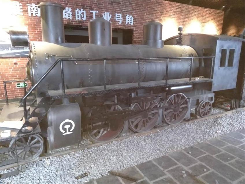 温泉县蒸汽火车模型
